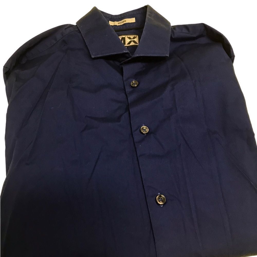 TMX by Express size medium blue dress shirt excellent condition